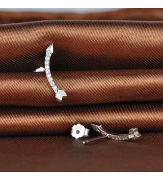Infinite Womens Sterling Zirconia Earrings in Women's Cuffs & Wraps Earrings