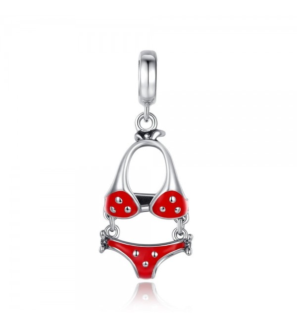Glamulet Art - Bikini Dangle Charm -- 925 Sterling Silver - CS126PCQX77