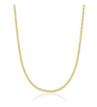 14k Yellow Gold Filled 1.1mm Open Cable Chain (16- 18- 20- 22- 24 or 30 inch) - CO1184JGW8P