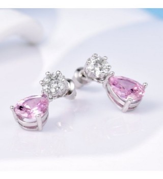 GULICX jewlery Created sapphire Wedding in Women's Stud Earrings