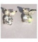 plated Zirconia crystal dimond earrings