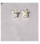 plated Zirconia crystal dimond earrings in Women's Stud Earrings