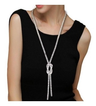 Z Jeris Trendy Crystal Pendant Necklace