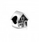 The Kiss Home Sweet Home Family House 925 Sterling Silver Bead Fits European Charm Bracelet - Home 8 - CZ11KMBXXDP