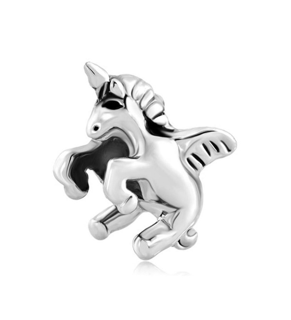 LovelyCharms Unicorn Animal Charm Beads For Bracelets - CD17YIY7S40