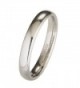 4 MM White Tungsten Wedding Band Dome Comfort Fit Ring Size 4 to 10 - CX126VRGVBT