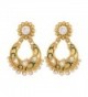 Prakash Jewellers indian style gold plated traditional gorgeous pearl and meena earrings for women - CK183KNE5W6