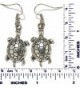 AnsonsImages Turtle Dangle Earrings Metallic