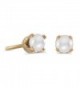 3 mm Petite Freshwater Cultured Pearl Stud Earrings in 14k Yellow Gold - CX115DGTPYZ