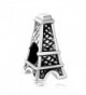 LovelyJewelry France Eiffel Tower Charm Beads Charm Bracelets - C511RB3U7G3