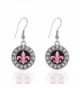 Inspired Silver Circle French Earrings in Women's Drop & Dangle Earrings