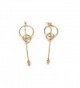 PJ Jewelry Minimalist Interlock Vertical in Women's Drop & Dangle Earrings