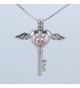 Sterling Silver Pendant Necklace Cultured in Women's Chain Necklaces