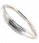 Stylish White Genuine Leather Cuff Bracelet with Strong Magnetic Clasp (Silver Color) - CX11K5I24P3