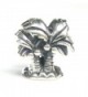 925 Sterling Silver Hawaii Beach Vocation Coconut Palm Tree Bead For European Charm Bracelets - CR11LIRTWV9