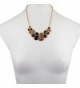 Lux Accessories Teardrop Statement Necklace