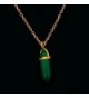 Artificial Gemstone Pendant Necklace Natural