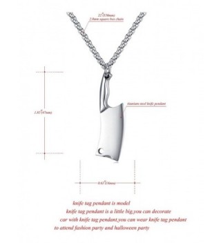 Stainless Pendant Necklace Fashion Titanium