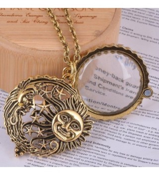 Magnifier Pendant Necklace Antique Magnetic