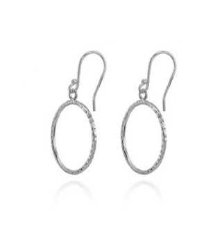 Sterling Silver Hammered Fashion Earrings