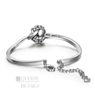 QIANSE Bracelets Swarovski Girlfriend Anniversary