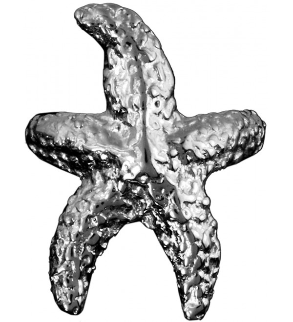 Star Fish Ear Cuff Earring Wrap Non-pierced Left Rhodium on Sterling - CA1862SLU3Y