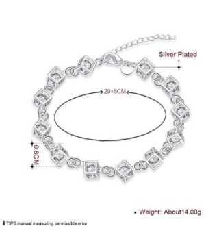 Zircon Bracelet Sterling Silver Jewelry