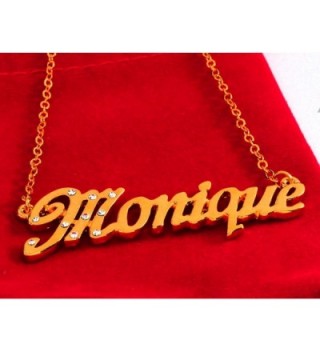 Name Necklace MONIQUE Gold Plated