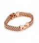 Plated Double Maille Bracelet Infinity in Women's Link Bracelets