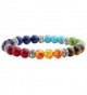 Top Plaza Gemstone Meditation Bracelet - 7 Chakra Reiki Bracelet Without Charm - CQ12BC0N1Z9