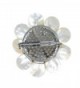 Mother Pearl Cultured Freshwater Pearls Floral in Women's Brooches & Pins