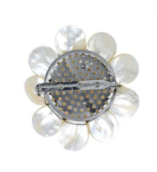 Mother Pearl Cultured Freshwater Pearls Floral in Women's Brooches & Pins