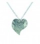 6th Year Anniversary Heart Necklace - Great 6th Anniversary Gift for Your Wife - CX12IP92FNJ