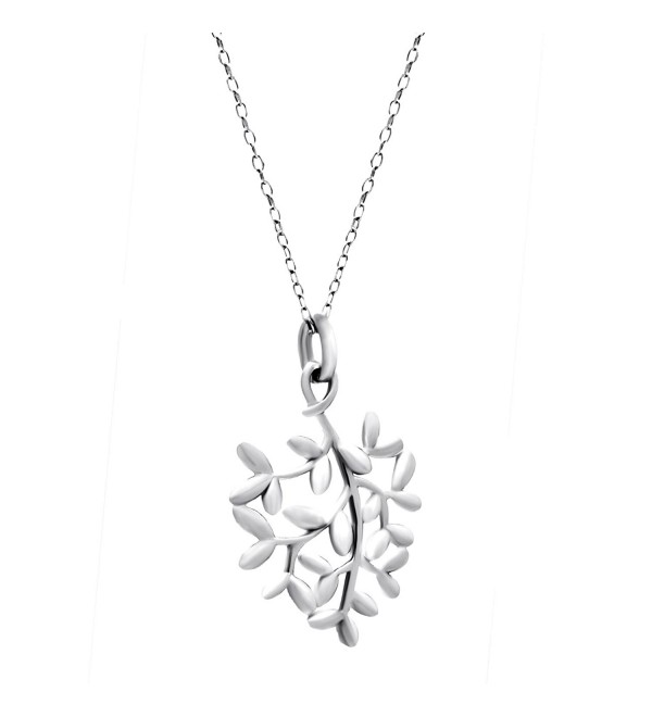 Sterling Necklace Classic Delicate Pendant - CP126A4QD4H