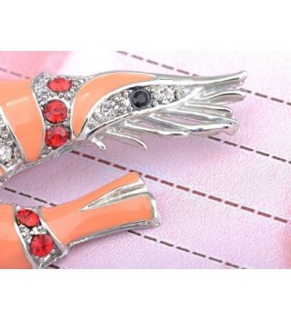 Alilang Silvery Rhinestones Shrimp Crawfish