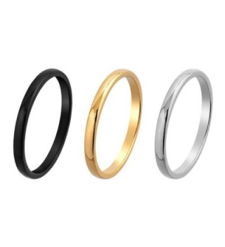 MRing 2mm Tungsten Unisex Ring Wedding Band Ring - colour gold - CZ12L2KYDZ1