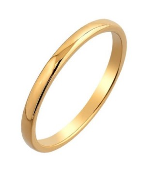 2mm Tungsten Unisex Ring Wedding Band Ring - colour gold - CZ12L2KYDZ1