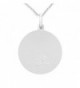 Sterling Silver Christopher Pendant Necklace