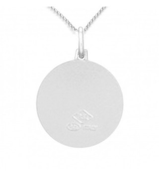 Sterling Silver Christopher Pendant Necklace