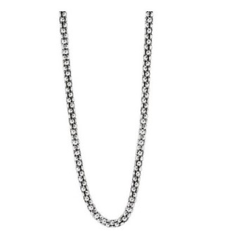 925 Silver Oxidized Popcorn Chain-2.0mm 18 - 20 or 24 IN - CM110QW4ZKP