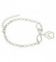 Bracelet Silver Tone Pawprint Jewelry Gift in Women's Charms & Charm Bracelets