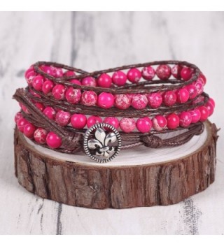 Beads Wrap Bracelet Imperial Japser