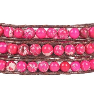 Beads Wrap Bracelet Imperial Japser in Women's Strand Bracelets