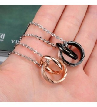 MoAndy Stainless Necklace Matching Lettering in Women's Pendants