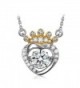 Princess Necklace Sterling Swarovski Birthday - CY184SC2H38