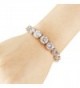 EVER FAITH Silver Tone Bridal Bracelet in Women's Tennis Bracelets