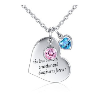 Sterling Message Engraved Daughter Necklace - CD189XOSQ8C