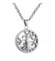 AMIST Hollow Tree of Life Cremation Jewelry Pendant Keepsake Memorial Urn Neckalce - CZ12MYNWRP0