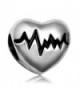 JMQJewelry Heart Love Electrocardiogram Christmas Heartbeat Charms For Bracelets - C318256M2U6