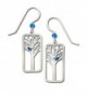 Sienna Sky Blue Bird in Tree Earrings with Gift Box Made in USA - CQ183MAL8K9